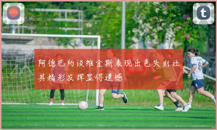 阿德巴约谈维金斯表现出色失利让其精彩发挥显得遗憾